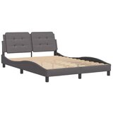  Okvir za krevet bez madraca Zadar sivi 140x190 cm od umjetne kože | shoptok.hr