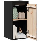  Zidni ormarići 2 kom crni 30 x 30 x 60 cm od masivne borovine | shoptok.hr