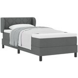 vidaXL Krevet s madracem tamno sivi 100x200 cm tkanina Cijene