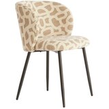 Light & Living Bež/sivorjav oblazinjen jedilni stol Elyna – Cene