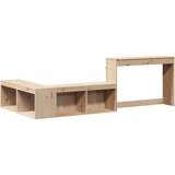  Noćni ormarić s radnim stolom 232x112x75 cm od masivne borovine | shoptok.hr