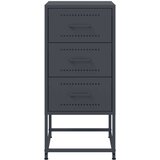 vidaXL Nočna omarica 2 kosa antracit 36x39x78 cm jeklo | Shoptok.si