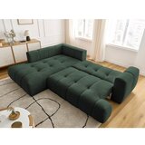 Bobochic Paris Zelena sklopiva/s prostorom za odlaganje kutna garnitura (s lijevim kutom/u obliku slova L) Fuji – | shoptok.hr