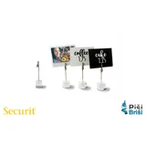 SECURIT etiketna STOJALA iz akrila za manjše KREDNE table ali listke TAGHLDAC