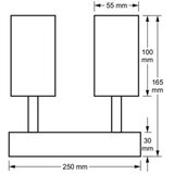 SPOT svetiljka FILO 4xGU10/30W/230V crna/zlatna | Eponuda.com