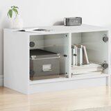 vidaXL TV ormarić sa staklenim vratima bijeli 68x37x42 cm Cijene