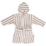 Jollein kopalni plašč stripe terry gots 3-4l olive green Cene