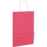  Papirnate vrećice 50 kom s ručkama ružičaste 21x11x31 cm | shoptok.hr