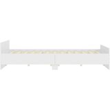  Kreveta s uzglavljem i podnožjem bijeli 200 x 200 cm | shoptok.hr