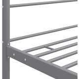  Okvir za krevet s nadstrešnicom sivi metalni 120 x 200 cm | shoptok.hr