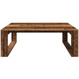 vidaXL Klubska mizica starinski les 100x100x35 cm inženirski les | Shoptok.si