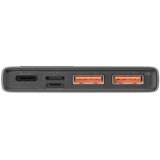 Baseus Powerbank Adaman Metal, 10000 mAh, 22,5 W (črna) | Shoptok.si