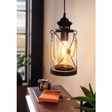 Eglo Bradford viseća lampa fenjer E27, Ø14 cm, crna, 49213 | shoptok.hr