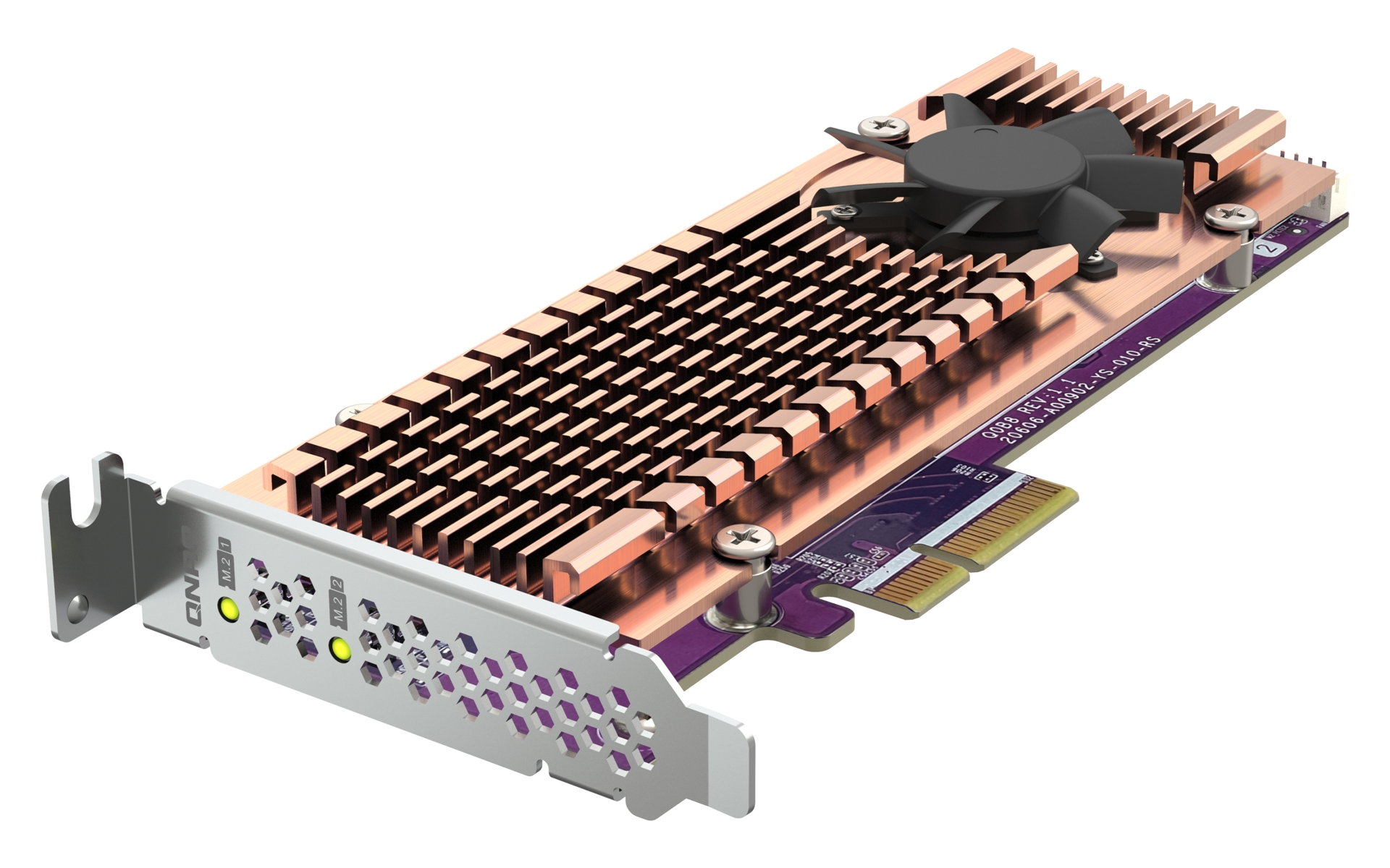 Qnap QM2-2P-344A 2x M.2 NVMe SSD PCIe x4 kartica za proširenje | shoptok.hr