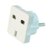 Gembird adapter za utikače Tip G (Ujedinjeno Kraljevstvo) Tipa F, Belo Cene