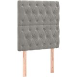 Box spring postelja z vzmetnico svetlo siva 80x200 cm žamet, (20791204) | Shoptok.si