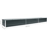 Povišena vrtna gredica pocinčani čelik 480x80x45 cm antracit | Eponuda.ba