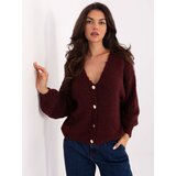 RUE PARIS Sweater-MI-SW-0309.89-burgundy | Shoptok.si