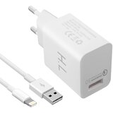 AVIZAR Univerzalni USB 1A polnilec Lightning kabel - bel, (20530454) | Shoptok.si