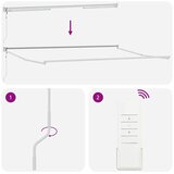 Tenda na automatsko uvlačenje smeđa 500 x 300 cm | shoptok.hr