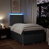  Krevet box spring s madracem tamnosivi 120 x 190 cm tkanina | shoptok.hr