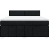  Krevet s oprugama i madracem crni 180x200 cm od tkanine | shoptok.hr