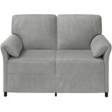 SOFA za dvije osobe Svjetlosiva 138 x 83 x 95 cm Baršun | shoptok.hr