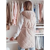 DStreet Kamizelka damska przejściowa pikowana OLINVIA różowa | Shoptok.si