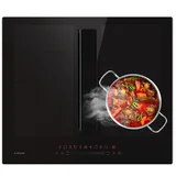 Klarstein Chef-Fusion Down Air sustav, indukcijsko kuhalo + DownAir napa, 60 cm, 600 m3/h EEC A