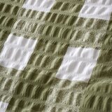 Catherine Lansfield Zelena flanelna posteljnina za zakonsko posteljo 200x200 cm Gingham Check – | Shoptok.si