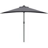 Vrtni suncobran Antracit 294 x 150 x 224 cm Poliester i čelik | shoptok.hr