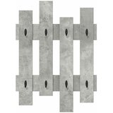  Vješalica za kapute na zidu Zidne Betonski sivi 60 x 3 x 82 cm | shoptok.hr