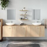  6-dijelni set kupaonskog namještaja boja hrasta drveni | shoptok.hr