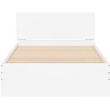  Okvir za krevet s uzglavljem i LED svjetlima bijeli 100x200 cm | shoptok.hr