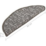  Tepisi za stepenice 15 kom antracit 65x21x4 cm | shoptok.hr