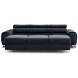 ELTAP Antracitno siva baršunasti sklopiva sofa 261 cm Laurence – | shoptok.hr