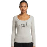 Leone 1947 Majice & Polo majice Woman Long Sleeves Lux Siva Cene