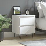 vidaXL Noćni ormarić bijeli 40 x 35 x 50 cm od konstruiranog drva Cijene