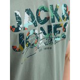 Jack & Jones Majica 'JJGEPLAS' zelena / oliva / trst / jelka | Shoptok.si