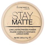Rimmel London rimmel stay matte long lasting pressed powder matirajući puder 14 g 001 transparent Cijene