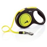 Flexi povodec New Neon trak M - 5 m (različne barve) rumena Cene