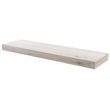  Zidna polica 120x23,5x5 cm svijetli hrast Monaco, nevidljivi nosač | shoptok.hr