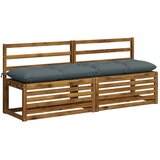  Jastučić za klupu VIANEN 100% poliester Plava 160 x 40 x 12 cm - Plava 160 x 40 x 12 cm | shoptok.hr