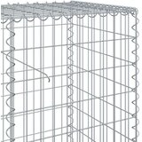 vidaXL Gabionska košara s poklopcem 300x50x100 cm pocinčano željezo | shoptok.hr