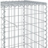 vidaXL Gabionska košara s pokrovom 300x50x100 cm pocinkano železo | Shoptok.si