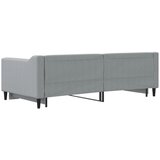  Dnevni krevet na razvlačenje svjetlosivi 90 x 190 cm od tkanine | shoptok.hr