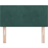  LED Naslon za glavo Gumbasto nabiranje Temno zelena 100 cm Žamet, (22052120) | Shoptok.si