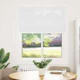 vidaXL Plisirana žaluzija Bela 110x100 cm Širina tkanine 109,4 cm | Shoptok.si