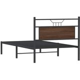  Okvir kreveta bez madraca smeđa boja hrasta 100 x 200 cm drveni | shoptok.hr