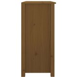 Komoda smeđa boja meda 100 x 35 x 74 cm od masivne borovine | shoptok.hr